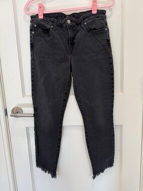 JOE’S JEANS Women’s Black Mid-Rise Skinny Ankle Jeans